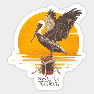 Soak Up The Sun Sticker